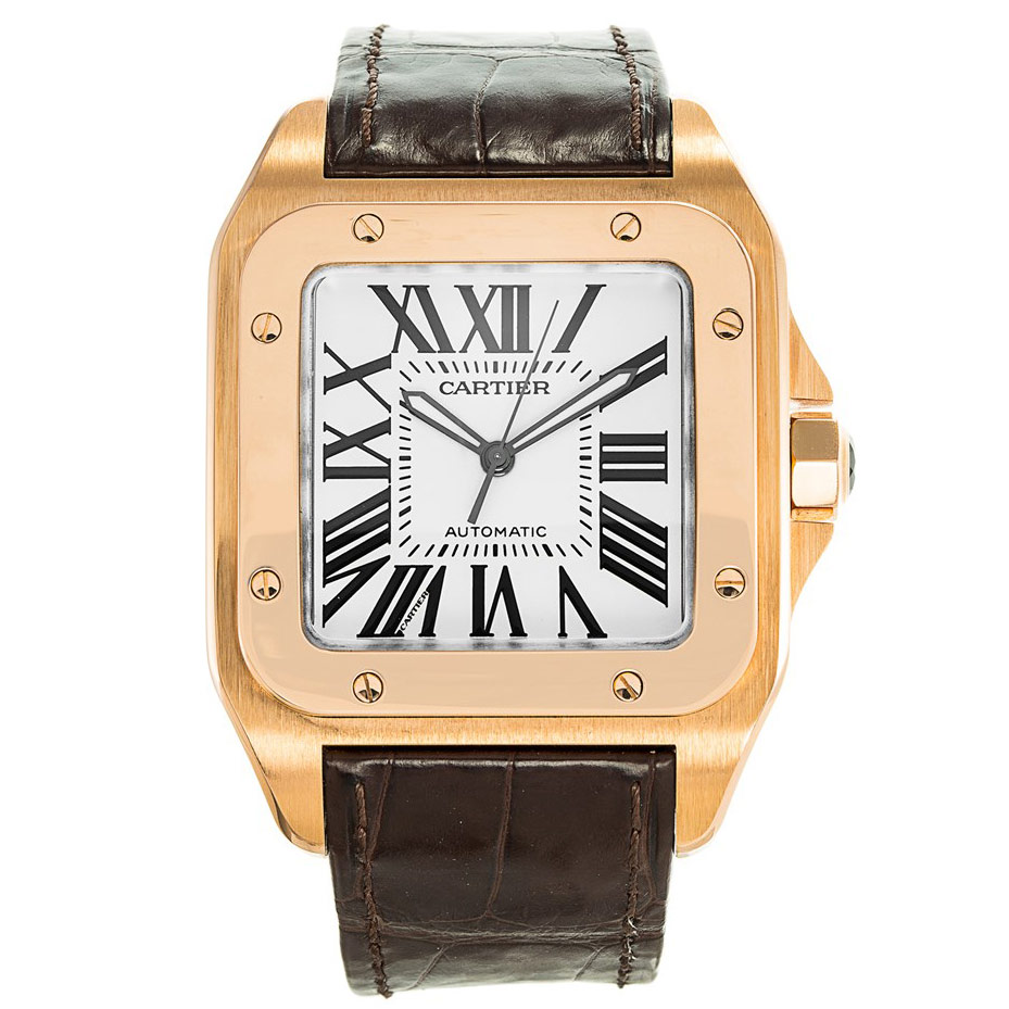 Cartier Santos Gold 100 Steel W20095Y1